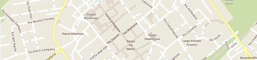 Mappa della impresa pongo a RIMINI