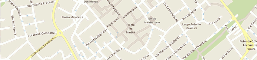 Mappa della impresa ferrini franco a RIMINI