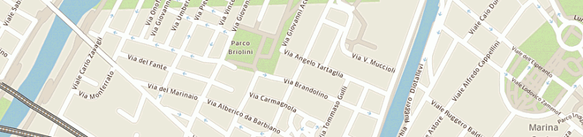 Mappa della impresa immobiliare adria di mambelli carla a RIMINI