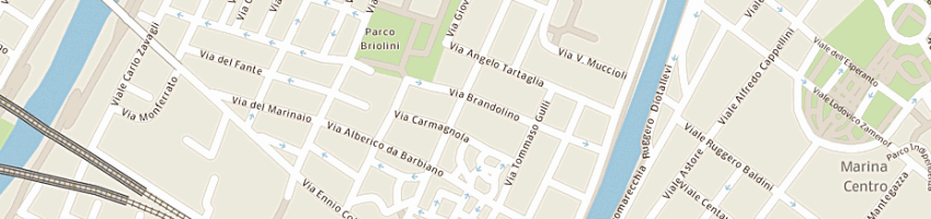 Mappa della impresa zani mauro a RIMINI