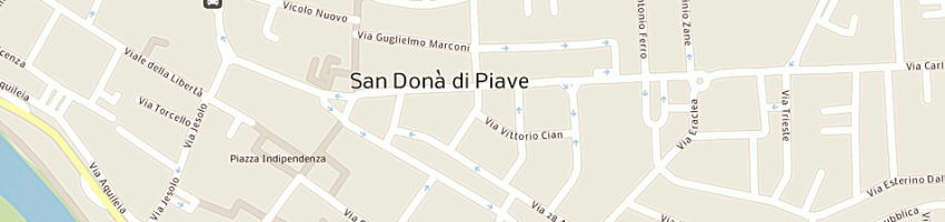 Mappa della impresa modenese assicurazioni sas di modenese massimo e c a SAN DONA DI PIAVE