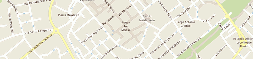 Mappa della impresa le cupole di gulliver srl a RIMINI