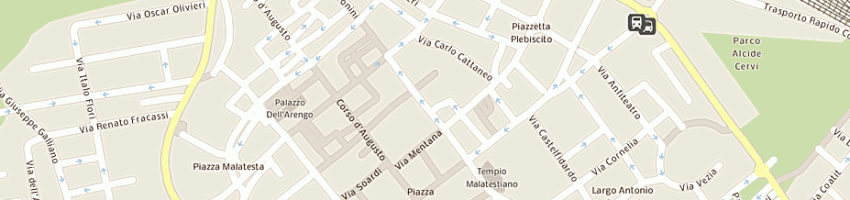 Mappa della impresa penzi dott vincenzo a RIMINI