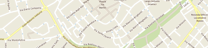 Mappa della impresa bertozzi marco a RIMINI