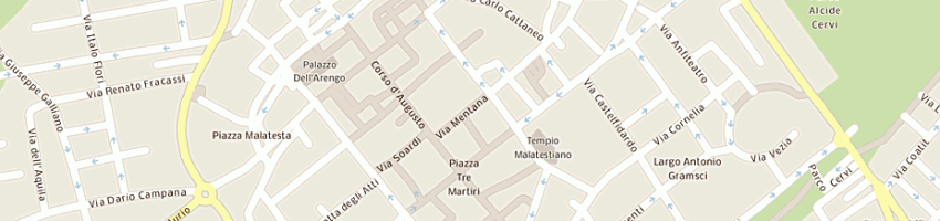 Mappa della impresa briglia 2 di brigliadori luigi e c sas a RIMINI