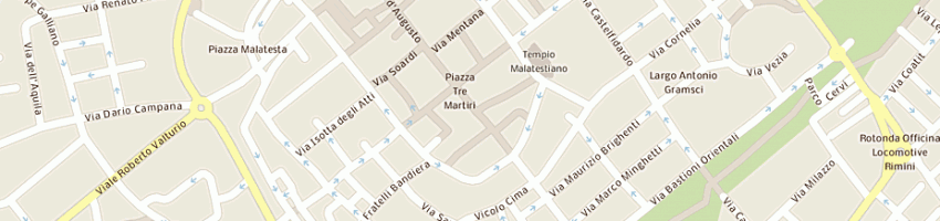 Mappa della impresa spose di matilde sas a RIMINI