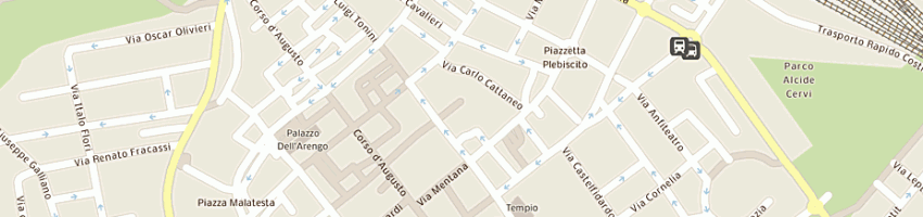 Mappa della impresa team work di miria e marinella monterumisi snc a RIMINI