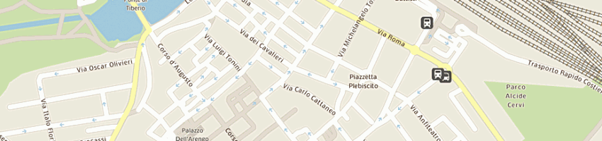 Mappa della impresa cts sede -centro turistico studentesco e giovanile a RIMINI