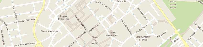 Mappa della impresa mazza domenico a RIMINI