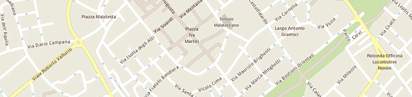 Mappa della impresa de nittis donata a RIMINI
