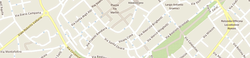 Mappa della impresa sol elite di tosetto christian e co sas a RIMINI
