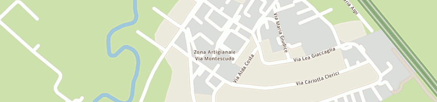 Mappa della impresa l' ebanisteria di silvano zavatta e figli (snc) a RIMINI