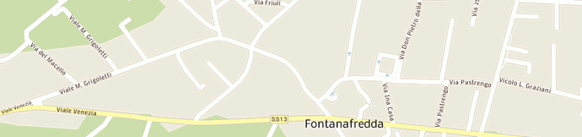 Mappa della impresa fassina sas di luciano fassina e c a FONTANAFREDDA