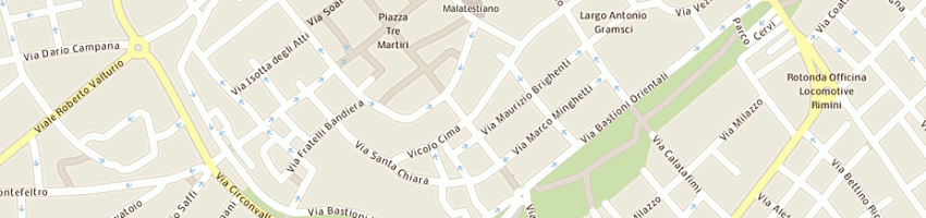 Mappa della impresa mottola maria a RIMINI