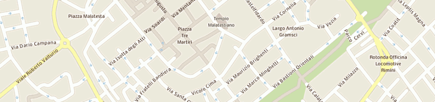 Mappa della impresa brici marco a RIMINI
