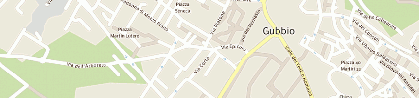 Mappa della impresa parrucchieria gianna snc a GUBBIO