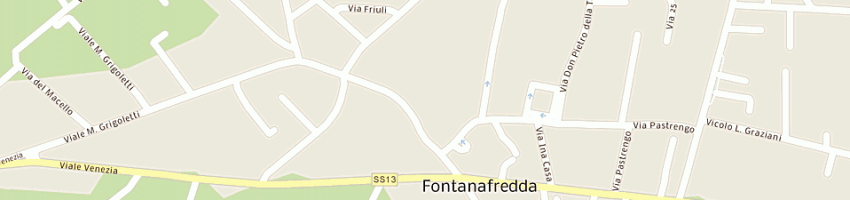 Mappa della impresa cantori assicurazioni e finanza snc di luca e stefano cantori a PORDENONE