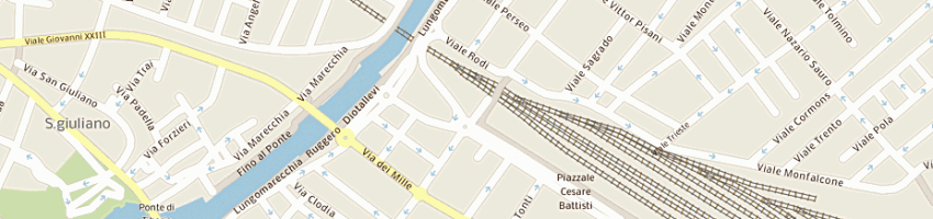 Mappa della impresa kaleidon srl a RIMINI