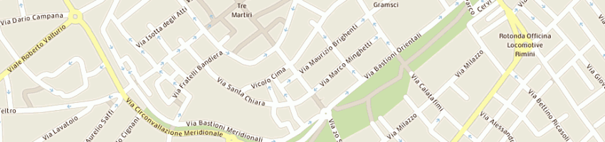 Mappa della impresa bernardini leonardo a RIMINI