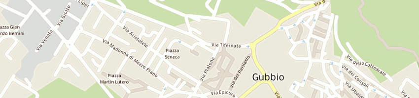 Mappa della impresa secchi mario a GUBBIO