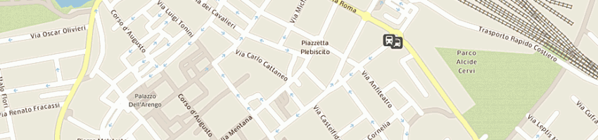 Mappa della impresa l'uovo di colombo di fuso elisa e c sas a RIMINI