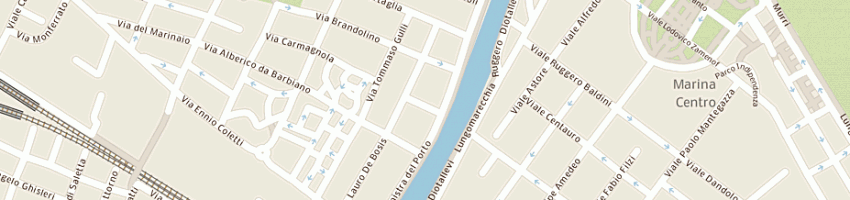 Mappa della impresa associazione produttori pesca giorgio astrea soc coop a rl a RIMINI