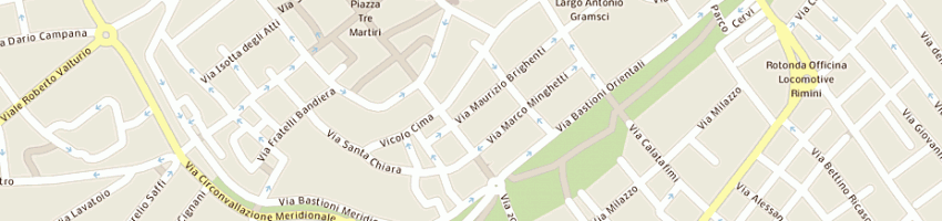 Mappa della impresa accursi danilo a RIMINI