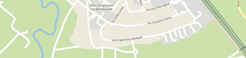 Mappa della impresa cesa - srl a RIMINI