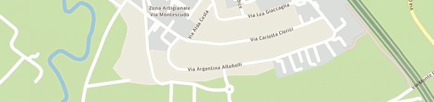 Mappa della impresa davani giuseppe e c snc a RIMINI