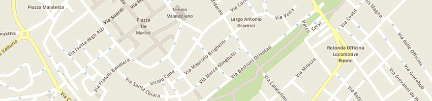 Mappa della impresa calla's fiori a RIMINI