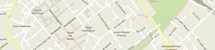 Mappa della impresa felici gian paolo a RIMINI