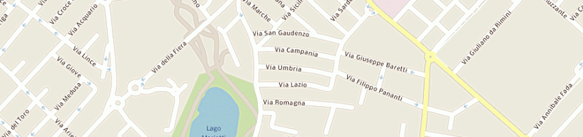 Mappa della impresa effetre sas di frisoni antonia vittoria e c a RIMINI