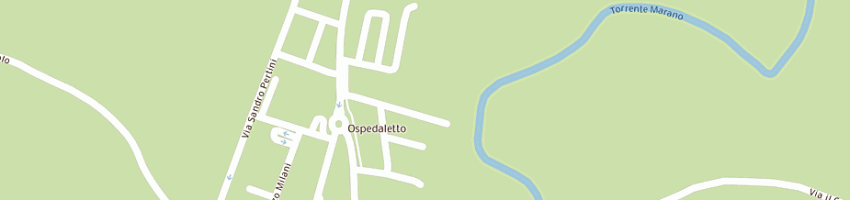 Mappa della impresa granata divisione alimentari srl unipersonale a RIMINI