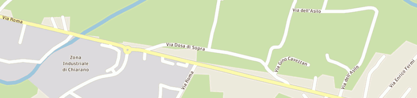 Mappa della impresa studio otta massofisioterapia ed estetica a CHIARANO