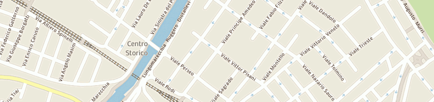 Mappa della impresa rubini giovanni a RIMINI