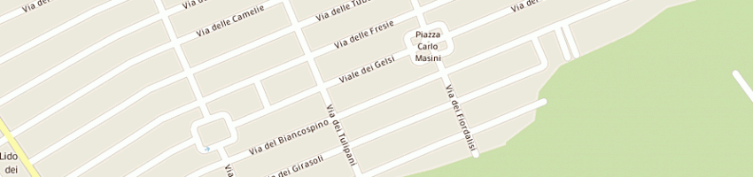 Mappa della impresa cooperativa stella marina a ANZIO