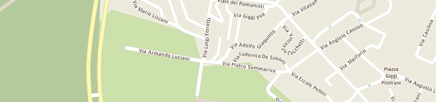Mappa della impresa service 2001 di cecili stefano e c - sas a ROMA
