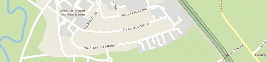 Mappa della impresa gz impresa - edile di giacone roberto e c snc a RIMINI