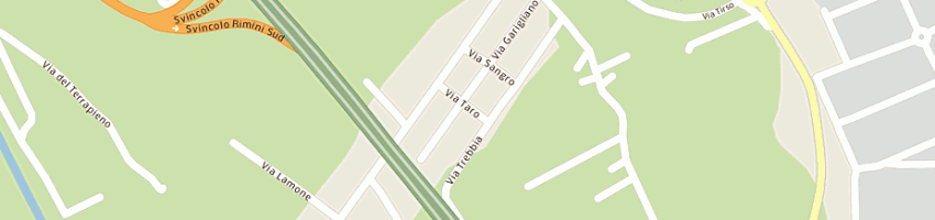 Mappa della impresa bettini maria a RIMINI