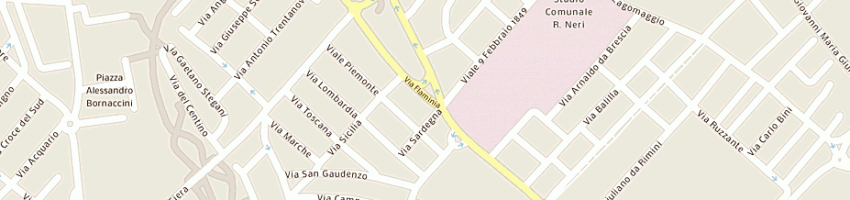 Mappa della impresa la murrina spa a RIMINI