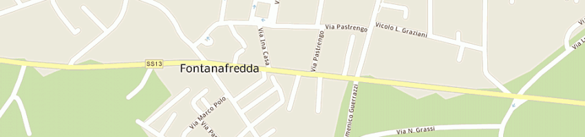 Mappa della impresa friulana rottami srl a PORDENONE