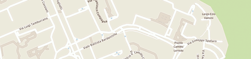 Mappa della impresa associazione prof giardini del soldato a ROMA