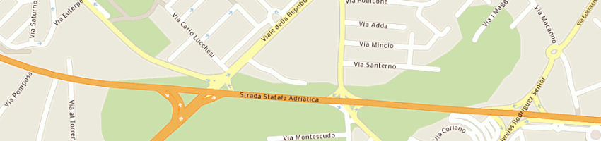 Mappa della impresa curves a RIMINI
