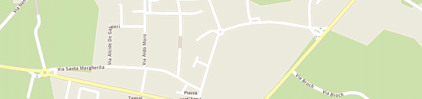 Mappa della impresa panificio pasticceria fratelli piccolo (snc) a BRUGNERA