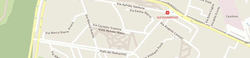 Mappa della impresa capanna srl a ROMA