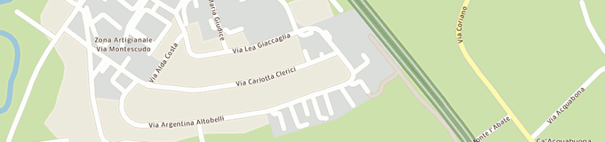 Mappa della impresa divise emmeffe srl a RIMINI