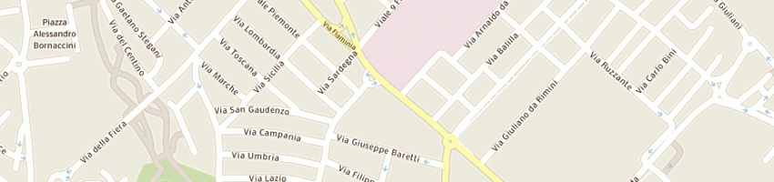 Mappa della impresa bellini maurizio a RIMINI