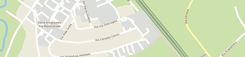 Mappa della impresa linea mare blu a RIMINI