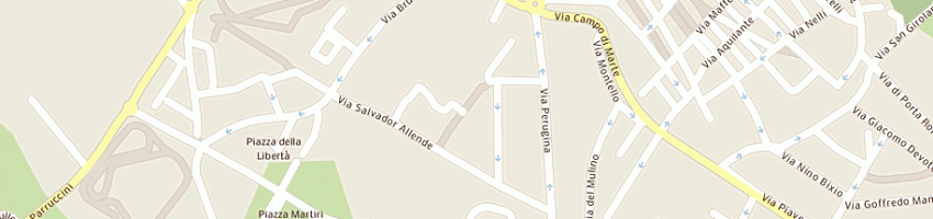 Mappa della impresa olivieri e c snc artek a GUBBIO