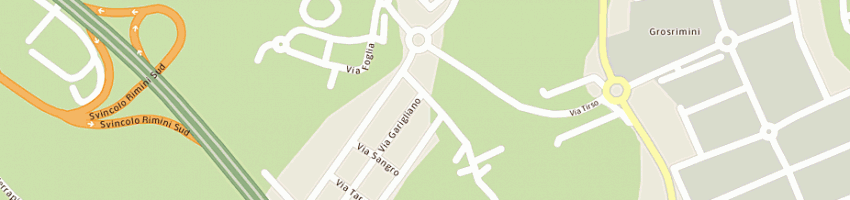 Mappa della impresa rossi pietro a RIMINI